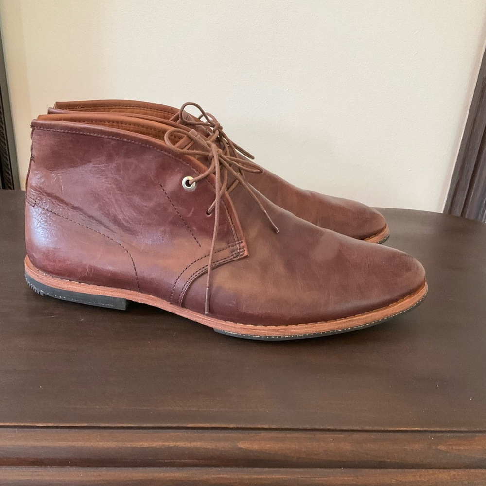 Timberland Boot Company Wodehouse Brown Leather Chukka Boots Size 12